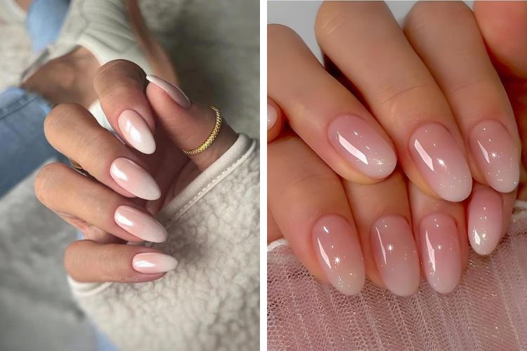 Những mẫu nail ombre tôn da cho móng ngắn Những mẫu nail ombre tôn da cho móng ngắn