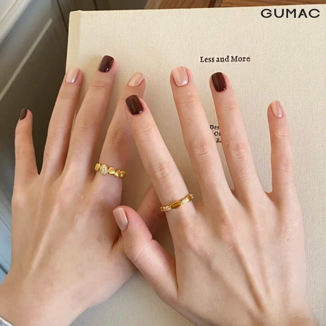 mau nail do tet