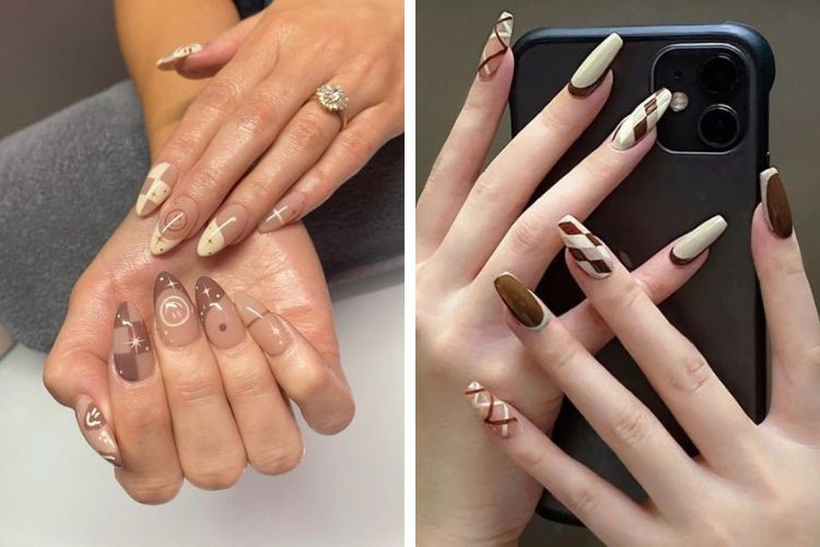 nail nau ton da ngam den mau-nail-ton-da-ngam-nau-toi-gian