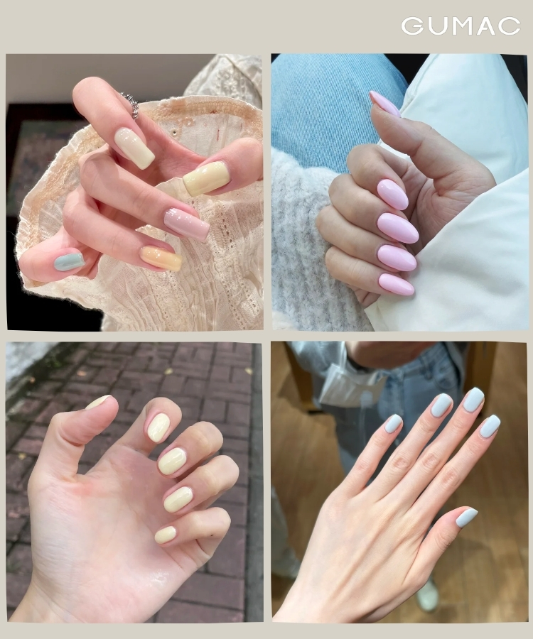 mau nail nhe nhang ton da