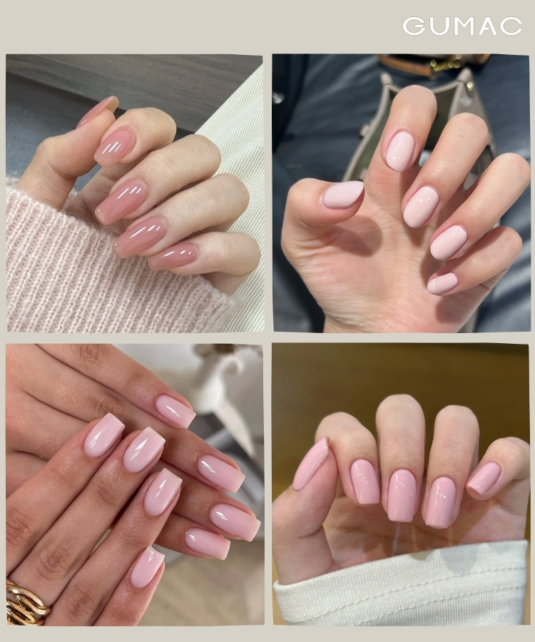 mau nail tron xinh