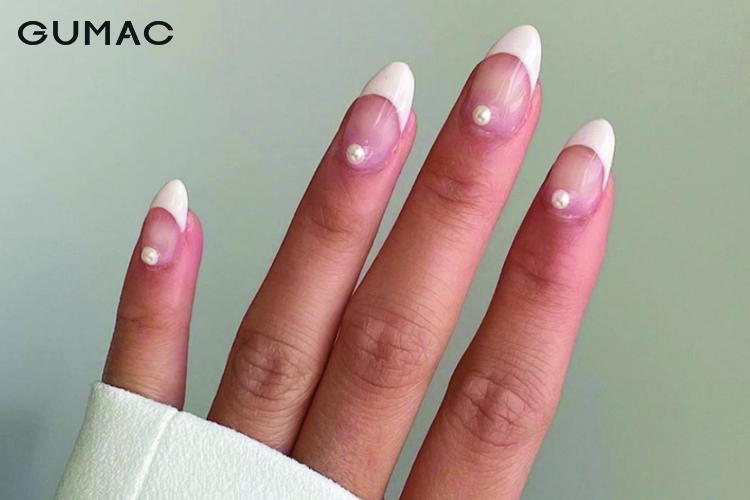 Nail hoa móng oval Nail hoa móng oval