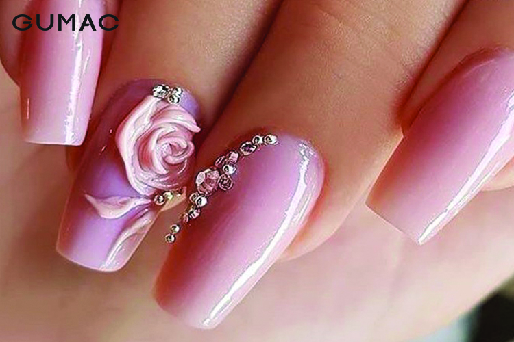 Nail hoa nổi 3D Nail hoa nổi 3D