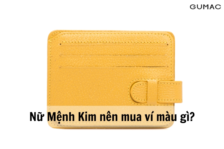 Ví màu vàng hợp mệnh Kim vi mau vang hop menh kim