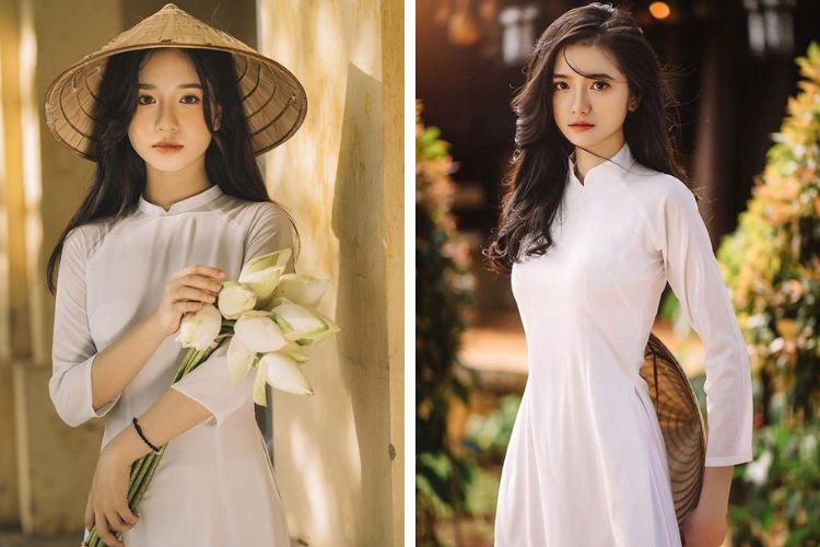 Áo dài nữ sinh truyền thống Áo dài nữ sinh truyền thống