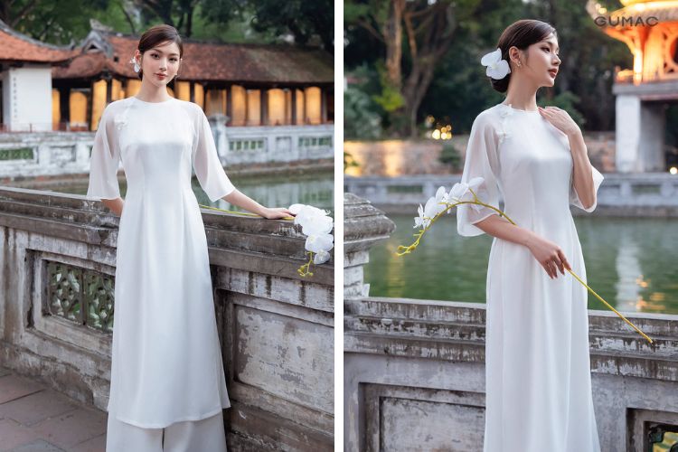 Áo dài nữ sinh truyền thống Áo dài nữ sinh truyền thống