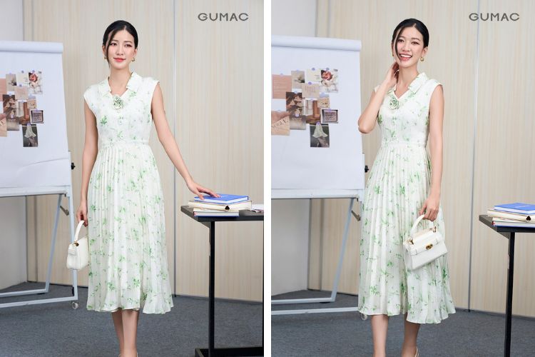 Váy đầm xếp ly Váy đầm xếp ly