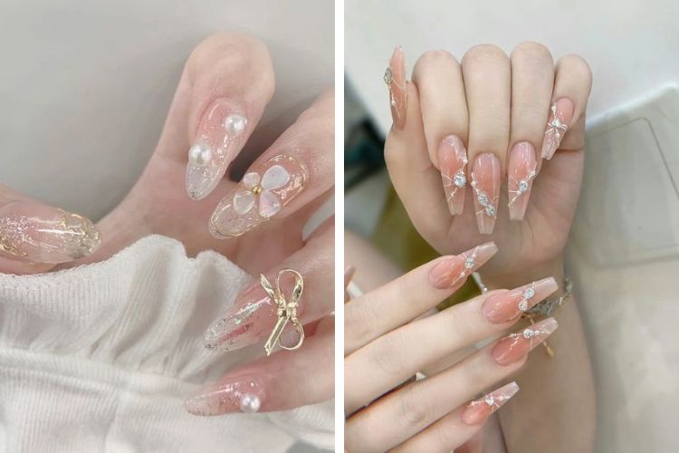 nail co dau cau ky nail cô dâu cầu kỳ