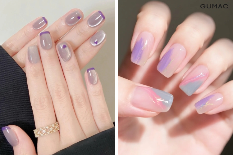 son nail mau hoa ca dep