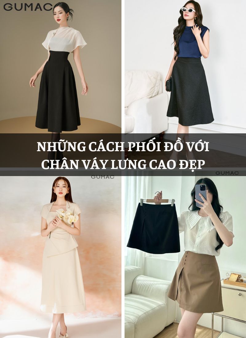 nhung cach phoi do voi chan vay lung cao dep