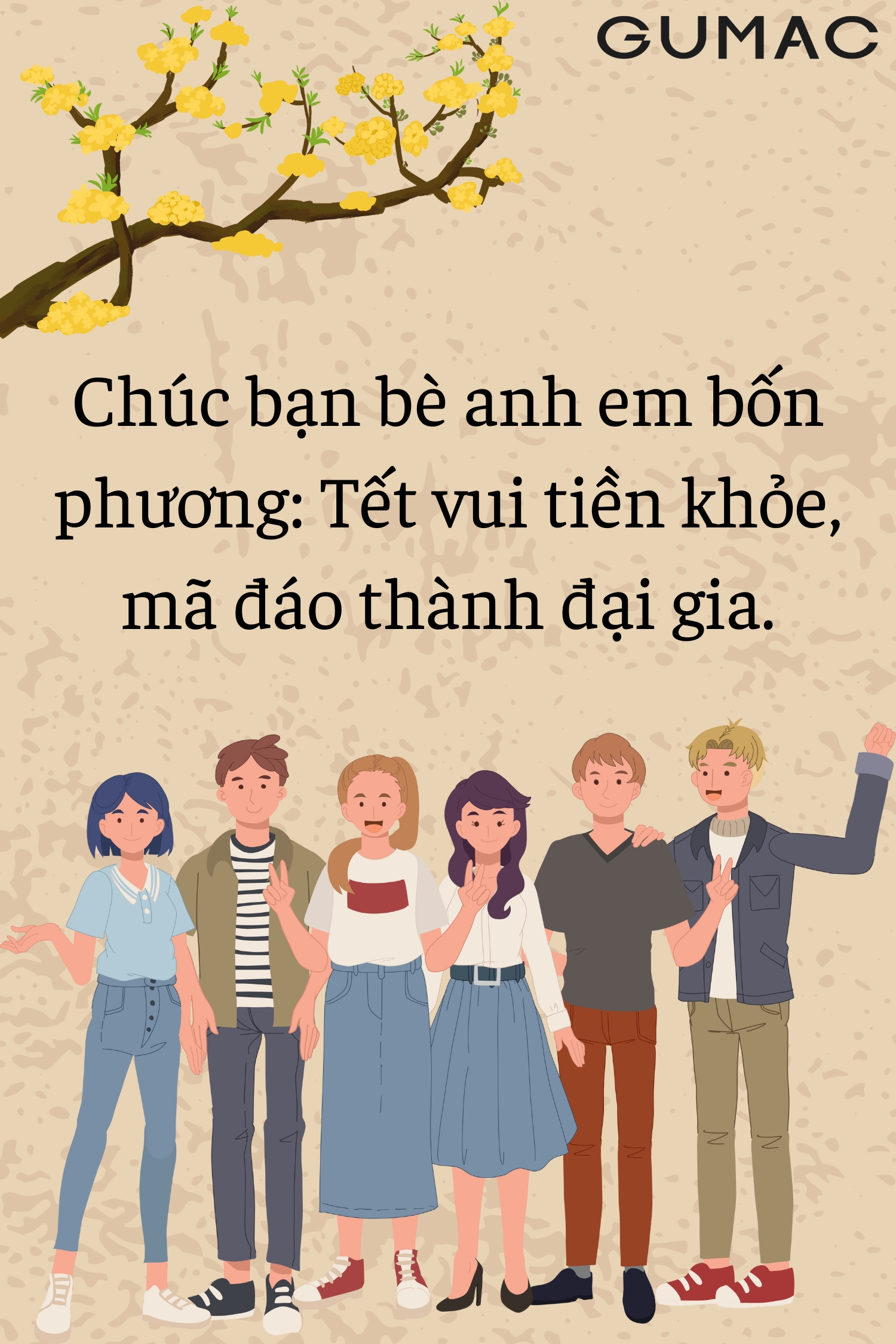 cau chuc tet nagn gon cho ban be