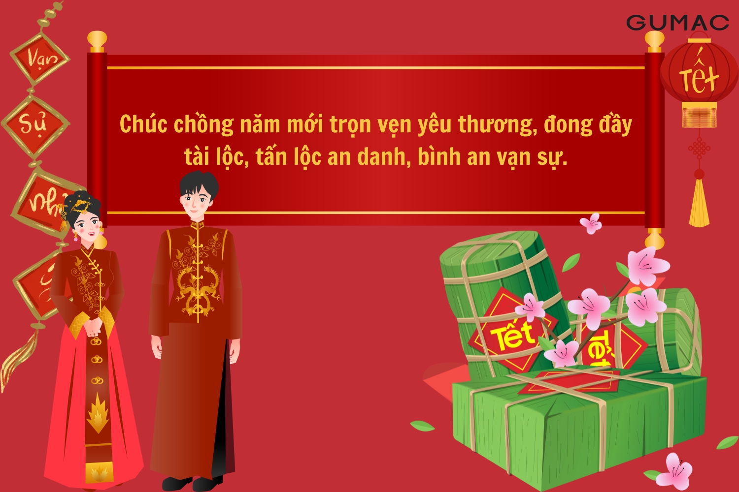 loi chuc tet hay va y nghia cho doi vo chong