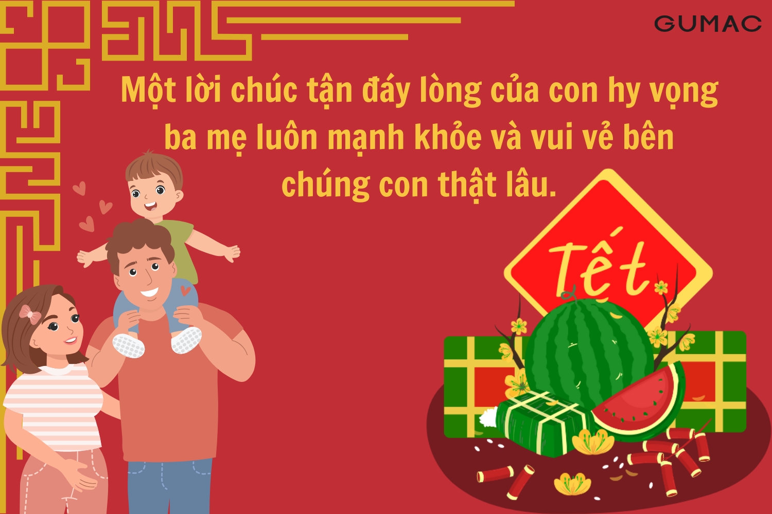chuc tet ngan gon ma y nghia cho bo me