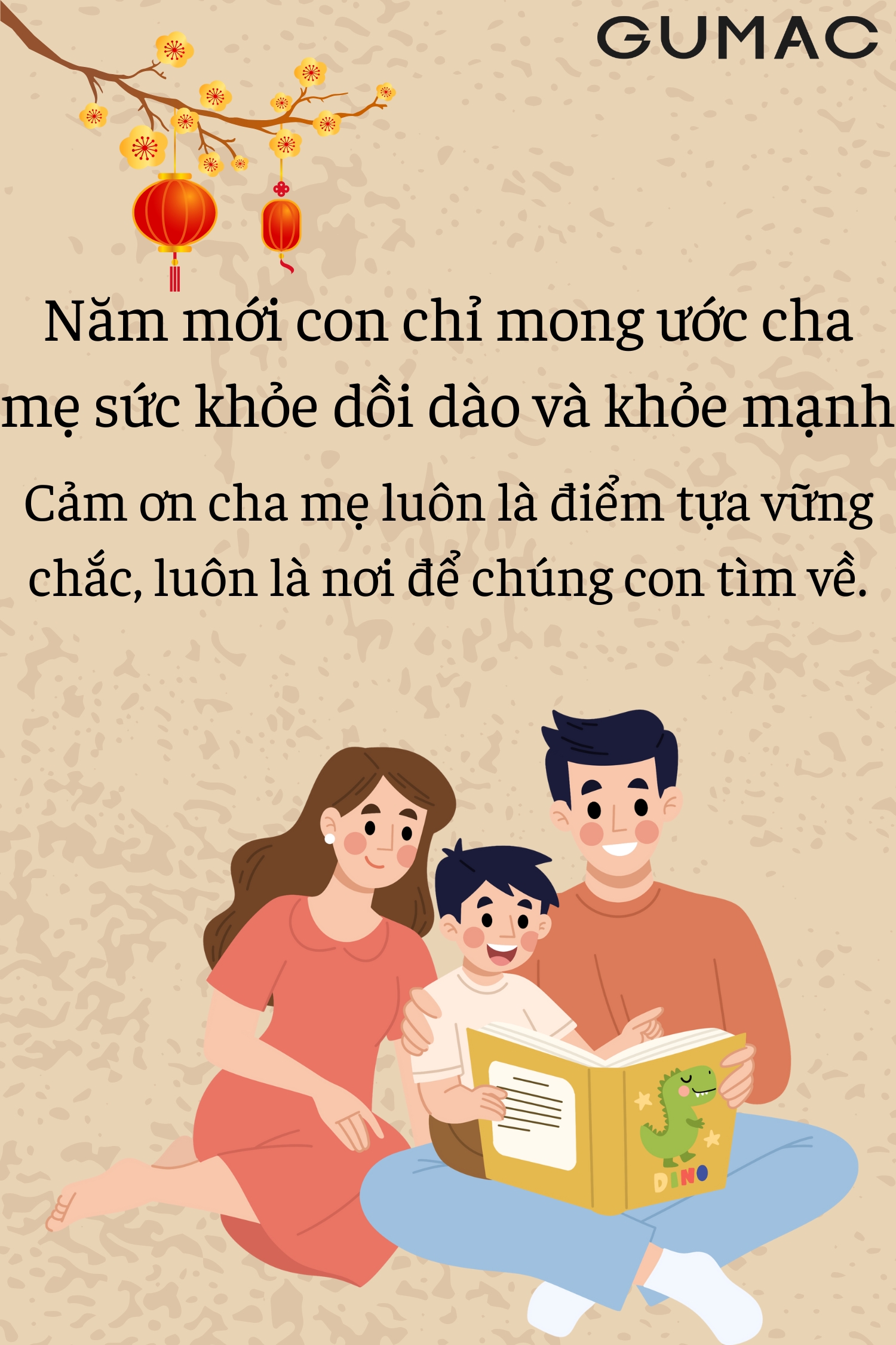 Nhung cau chuc tet hay va y nghia cho bo me
