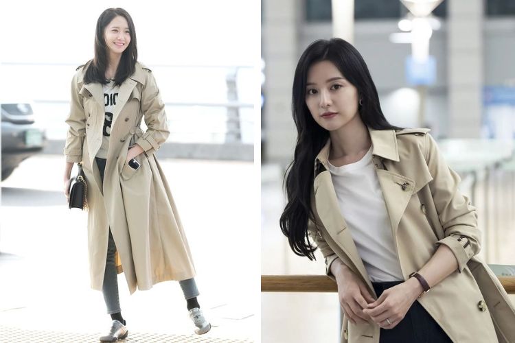 Mix cùng với áo trench coat Mix cùng với áo trench coat