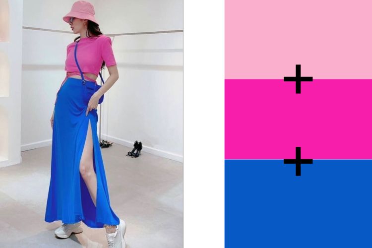 Outfit hong xanh ca tinh
