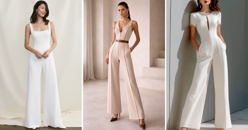 Phối đồ công sở với jumpsuit thắt eo sành điệu.