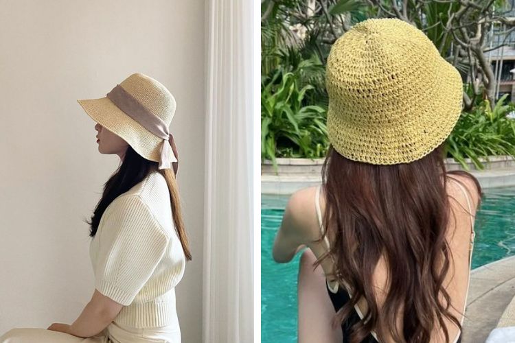 Nón cói đẹp cho nữ Nón cói đẹp cho nữ