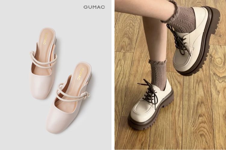 Giày thể thao và giày bệt Giày thể thao và giày bệt