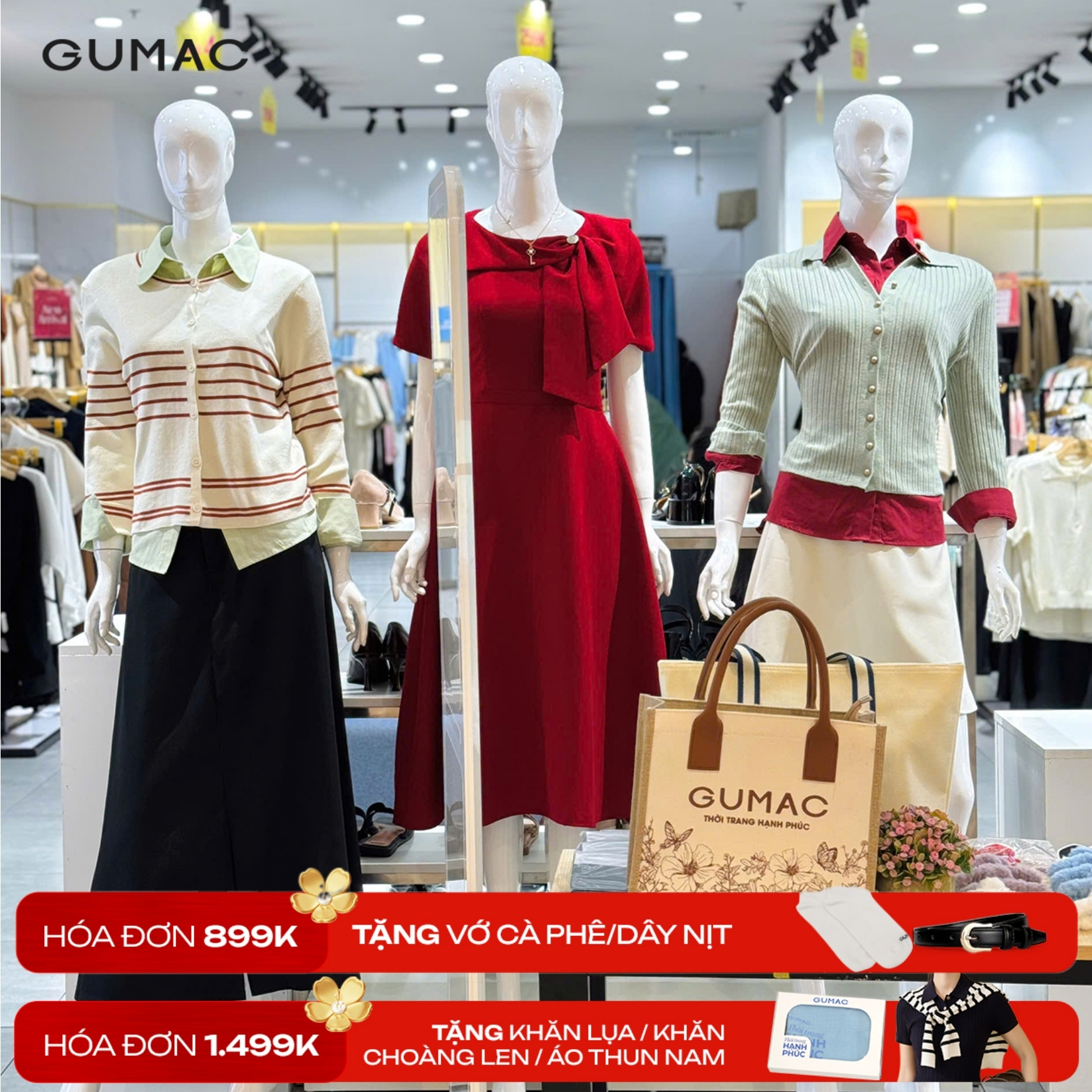 chuong trinh uu dai tai shop quan ao o cach mang thang 8 gumac