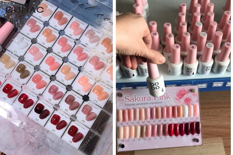 Bảng màu sơn gel Bobo Bảng màu sơn gel Bobo