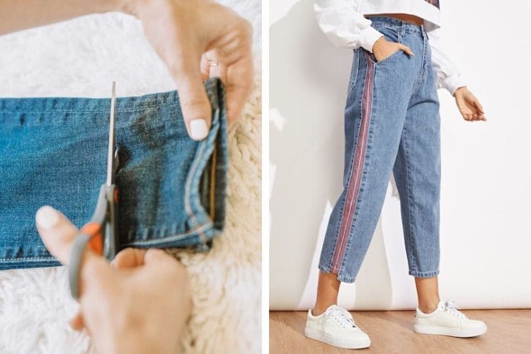 bóp ống quần jean bóp ống quần jean