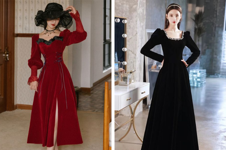 đầm nhung dạ hội cao cấp đầm nhung dạ hội cao cấp