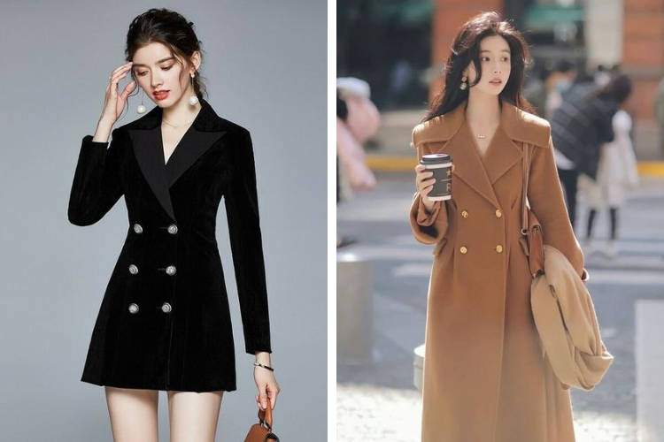 đầm vest nhung lịch lãm đầm vest nhung lịch lãm