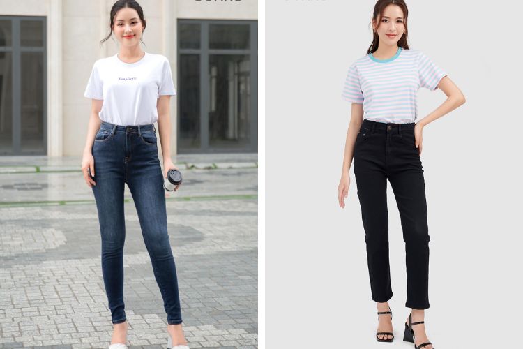 Các loại quần jean nữ Các loại quần jean nữ