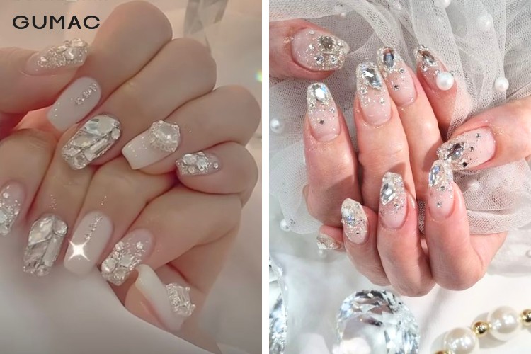 Bước 6: Phủ lớp sơn bóng lên móng tay Bước 6: Phủ lớp sơn bóng lên móng tay