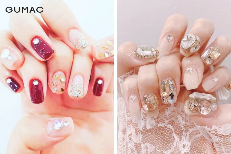 Bước 5: Thực hiện đính đá lên móng Bước 5: Thực hiện đính đá lên móng