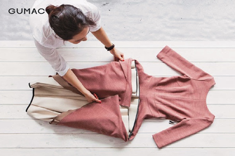 Xếp váy theo từng lớp Xếp váy theo từng lớp