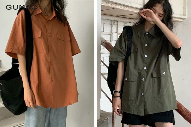 Áo sơ mi ngắn tay Áo sơ mi ngắn tay