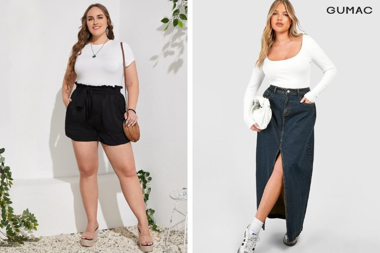 Cách phối đồ cho người mập lùn nữ Cách phối đồ cho người mập lùn nữ
