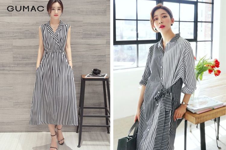 Chọn trang phục có họa tiết dọc Chọn trang phục có họa tiết dọc