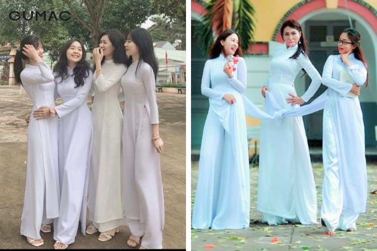 Tạo dáng tập thể chơi với váy áo Tạo dáng tập thể chơi với váy áo