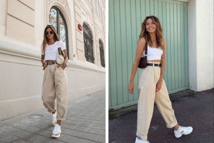 Cách xắn ống quần baggy Cách xắn ống quần baggy
