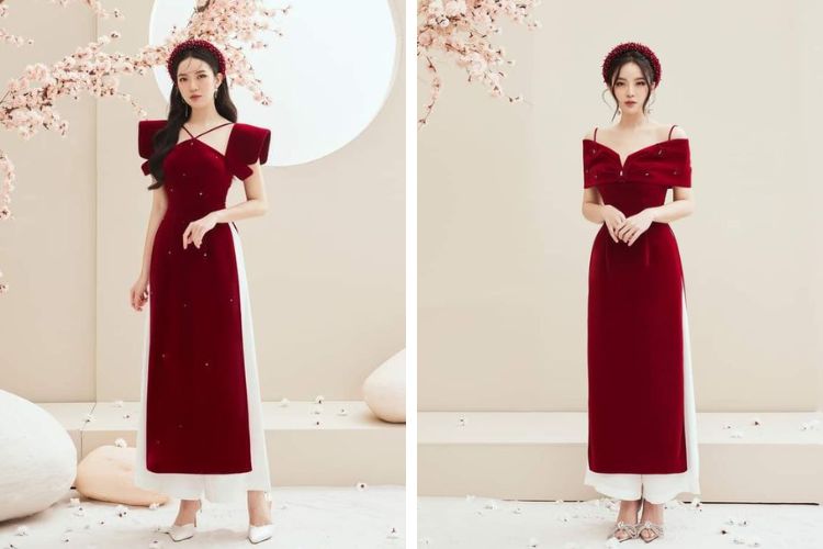 chất liệu áo dài may từ vải nhung chất liệu áo dài may từ vải nhung