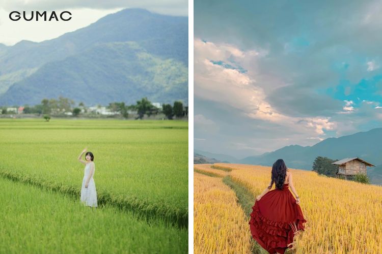 Váy đầm dài mang đến những bức hình thướt tha Váy đầm dài mang đến những bức hình thướt tha