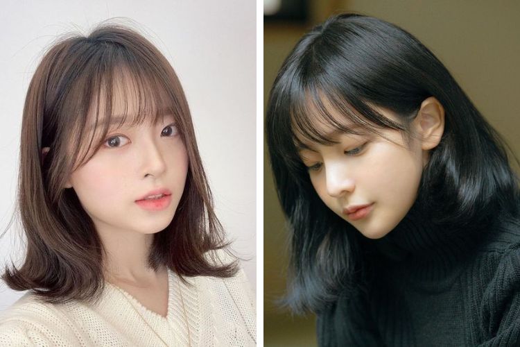 mặt kim cương để tóc gì tóc mái ngang ngang vai mặt kim cương để tóc gì tóc mái ngang ngang vai