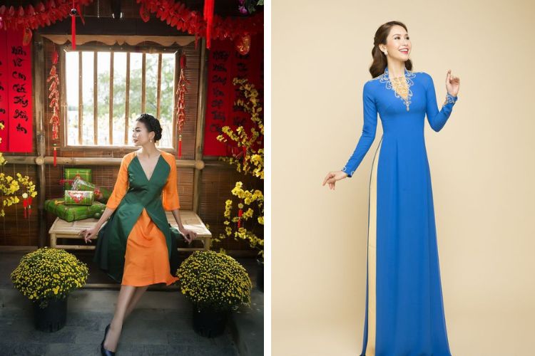 mẫu áo dài trơn đẹp mẫu áo dài trơn đẹp