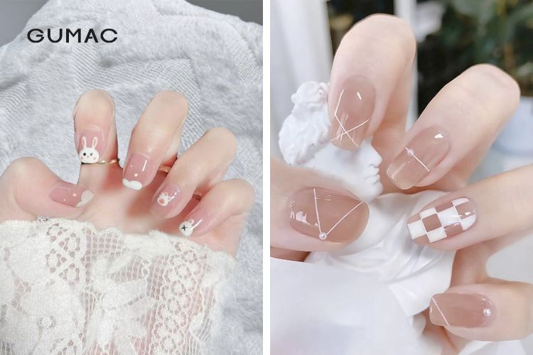 Các mẫu nail vẽ hoạ tiết đẹp cute Các mẫu nail vẽ hoạ tiết đẹp cute
