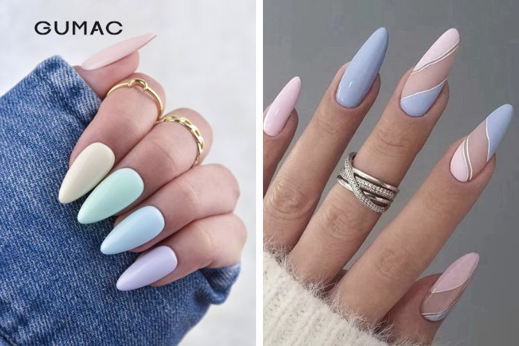 Mẫu nail pastel đẹp nhẹ nhàng Mẫu nail pastel đẹp nhẹ nhàng