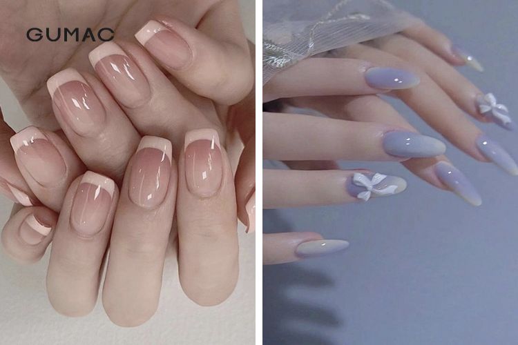 Nail sơn thạch ombre ấn tượng Nail sơn thạch ombre ấn tượng