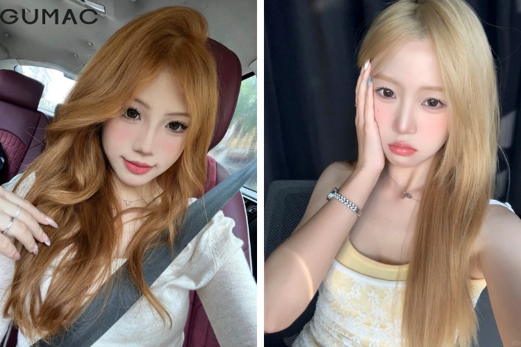 nhung mau toc tone vang cho co nang da ngam