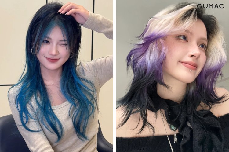 mau toc ombre tone lanh nu cuc trang da