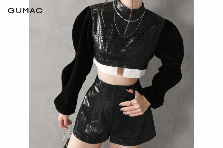 Phá cách cùng áo croptop form rộng và quần da thời thượng pha cach cung ao croptop form rong va quan da thoi thuong