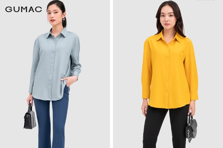 Phối áo oversize cùng quần jean Phối áo oversize cùng quần jean