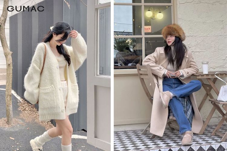 Phối đồ mùa đông cho nữ đẹp Phối đồ mùa đông cho nữ đẹp