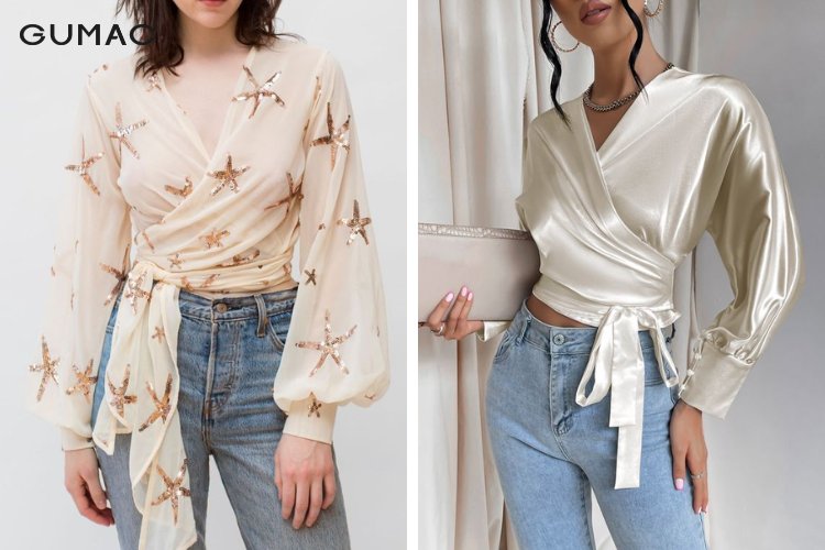 Quần jean mẫu áo sơ mi buộc vạt đẹp